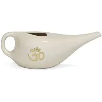 bodhi Nasensauger-Ersatzteile Neti Pot mit OM Symbol creme