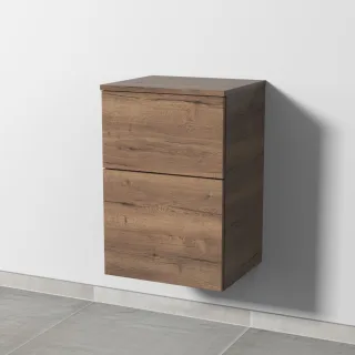 Sanipa 3way Unterschrank mit 2 Auszügen, Eiche-Tabak, SM14450 SM14450
