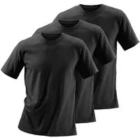 H.I.S T-Shirt, Unterziehshirt (3er-Pack) unifarben, Rundhalsausschnitt, aus Baumwolle