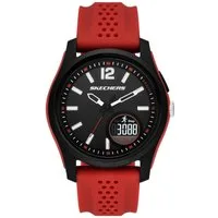 Skechers Chronograph SELLAS SR5269, Quarzuhr, Armbanduhr, Herrenuhr, Silikonarmband, digital, analog, Tag