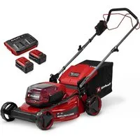 Einhell Akkurasenmäher GC-CM 36/51 S Li BL (2x5,2Ah), 51 cm Schnittbreite, Inkl. 2 Akkus und Twincharger
