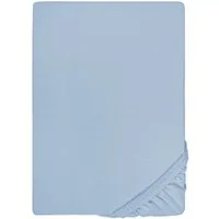 Biberna Spannbettlaken THEA Baumwoll-Jersey mit Elasthan, 160 g/m², Jersey-Elasthan, Gummizug: rundum, (1 Stück), Bettlaken für Matratzen bis 25 cm Höhe, pflegeleicht, bügelfrei