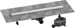 Hansgrohe Komplettset Duschrinne RainDrain Go 700 rücks.beflies.Stand./flache Instal. edelstahl geb 56272800