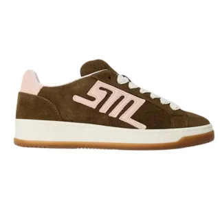 Steve Madden - "Alysha" Logo Sneaker für Damen, Zum Schnüren (Khaki-Braun)