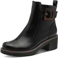 MARCO TOZZI Stiefelette Blockabstz, Herbstboots in veganer Verarbeitung
