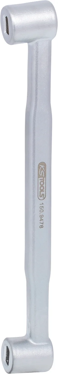 KS Tools Spezial Stoßdämpfer-Gegenhalter-Schlüssel, 5,2x8-6,3x9mm - 150.9476