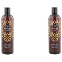 Spectrum Massageöl 2 Flaschen Entspannendes Massageöl (je 600 ml)