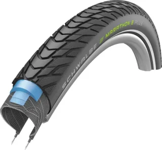 Schwalbe Marathon E-Plus Addix E Performance Line, Tube, Drahtreifen 28" TwinSkin, Smart DualGuard black-reflex 37-622