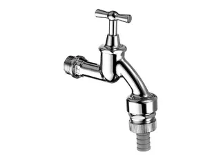 Schell Auslaufventil mit Knebelgriff mit RFV und RB 1/2" chrom 034170699