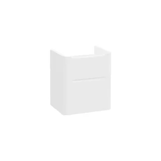 VitrA New Integra Round Waschtischunterschrank mit 2 Vollauszügen 57 x 45 x 65 cm Weiß Matt,70006 70006