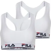 Fila Bustier WOMAN BUSTIER (2er Pack) ohne Polsterung und ohne Bügel, Racerbackrücken