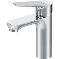 AM.PM Waschtischarmatur Badarmatur Bad Armatur HIT M-Größe Wasserhahn Waschbeckenarmatur (Einhebel-Mischarmatur, Mischbatterie inkl. 2 x G 3/8-Anschluss) Einhebelmischer für warmes und kaltes Wasser