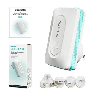 DOCREATE SL06 Sleep Night Light 7.83Hz Frequency Soft Light Low Power Compact Design Silent Operation Plug and Play Ener
