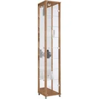 fif möbel Vitrine OPTIMA Standvitrine/Glasvitrine 1x Glastür,perfekt für Sammler,Sammlervitrine