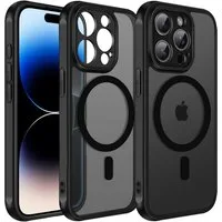 CoolGadget Handyhülle Magnet-Hülle für iPhone 14 Pro Max Schutzhülle magnetisch 6,7 Zoll, Hülle Matt Stoßfest kompatibel mit Magsafe Zubehör Kameraschutz Case