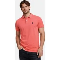 U.S. Polo Assn. Poloshirt USBrodyy – Herren Shirt aus Baumwolle mit Logo-Stickerei 100 % Baumwolle mit klassischem Polokragen und geradem Schnitt
