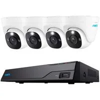 NVS8-8MD4, Set 1x NVR mit 2TB, 4x PoE Reolink 8 MP Überwachungskamera