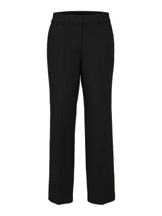 SELECTED WOMEN - SLWRITA MW WIDE PANT FD NOOS Black - Gr. - 34/32