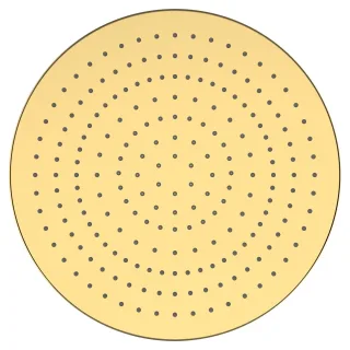 LAUFEN Kopfbrause Ø300mm, PVD Gold Rund Ohne Brausenarm H3679810012321