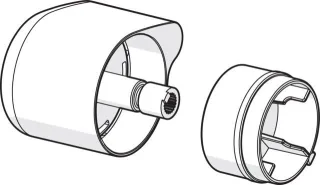 Hansa Absperrgriff HANSA 1006584V chr  1006584V