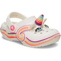 Crocs Classic IAM Unicorn Lights Clog Clog Sommerschuh, Sandale, Hausschuh mit cooler Blinkfunktion