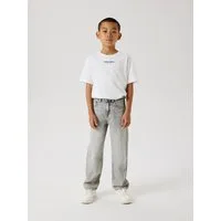 Name It Straight-Jeans NKMRYAN – Jeans mit geradem Bein, strapazierfähig unifarben, casual, straight fit, Denim/Jeans