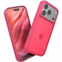 EAZY CASE Handyhülle Outdoor Case für Apple iPhone 17 Pro 6,3 Zoll, Outdoor Case Dünn Transparent mit Kameraschutz Back Cover Pink