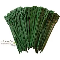 varivendo Rankhilfe Pflanzenbinder Grün 140 Stück, 13cm & 17cm lang Set, 140 St., Pflanzenbinder, Pflanzenhalter Verbinder Pflanzen Halter Pflanzstab