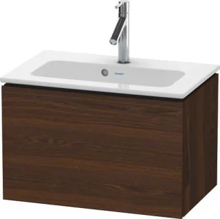 Duravit L-Cube Waschtischunterbau wandhängend Nussbaum gebürstet Matt 620x391x400 mm - LC615606969 LC615606969