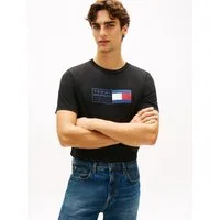 Tommy Hilfiger T-Shirt BRAND LOVE TEXT BOX regular fit, gerippter Rundhals