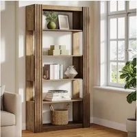 Tribesigns Bücherregal 180 cm hohes Standregal mit 5 Ebenen, offene Ablagen, Regal