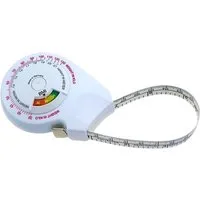 BEAZZ Fitness-Tracker Maßband Körper BMI Bodymass Fitness Bandmaß (Made in Germany, 1-tlg), 170 cm x 1,5 cm, Made in Germany