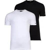 Dsquared2 T-Shirt Herren T-Shirt 2er Pack Baumwolle (Packung, 2er Pack)