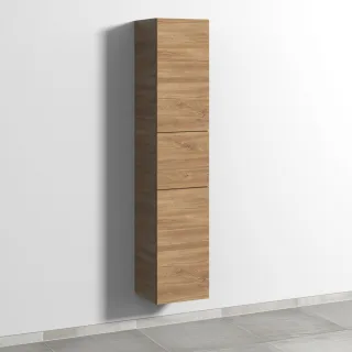 Sanipa 3way Hochschrank mit 2 Türen und 1 Auszug, Eiche-Kansas SM10359