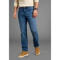 Arizona Straight-Jeans gerader Schnitt, mit Eingrifftaschen, Gesäßtaschen und Coinpocket