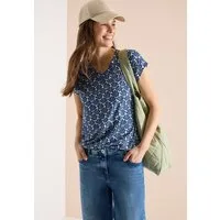 CECIL T-Shirt mit Minimal Muster