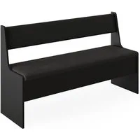 Vicco Sitzbank Roman, Schwarz, 136.6 x 41.5 cm (1-St)