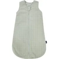 Alvi® Babyschlafsack Mull-Schlafsack Uni grün