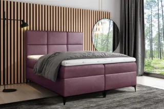 Boxspringbett Schlafzimmerbett HUDSON 160x200cm inkl.Bettkasten