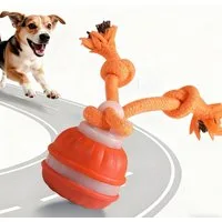 Zaewry Tier-Intelligenzspielzeug Interaktives Hundespielzeug Ball, Elektrisch Hundeball mit Schnur