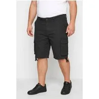 Men Plus Bermudas Cargo-Bermuda Bauchfit viele Taschen