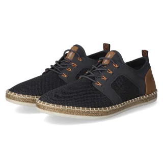 Rieker Halbschuhe  Blau - Gr. 40 -  Leder und Textil
