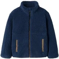 Name It Plüschjacke NMMMONICO TEDDY1 JACKET Kunstfaser, Teddy Material