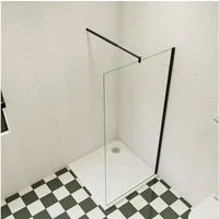 duschspa Duschwand 185cm ESG Trennwand Seitenwand Nano Glas Walk in Dusche, Einscheibensicherheitsglas, Sicherheitsglas, (Set), Nano Glas