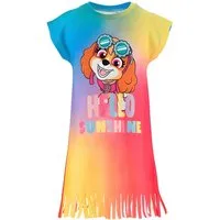 PAW PATROL Sommerkleid Paw Patrol Skye Kinder Mädchen Sommerkleid Kleid (1-tlg) 100% Baumwolle, Gr. 98 bis 116