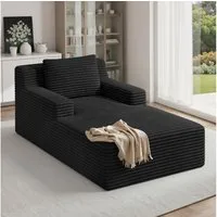 Aivermeil Sofa All-in-One Cloud-Sofa, 160cm Schlafsofa aus Kordstoff, 1 Teile, Relaxliege inklusive Kissen mit komfortabler Polsterung