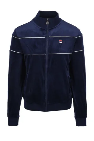 FILA VITTORIO VELOUR TRACK JACKET FILA NAVY/GARDENIA