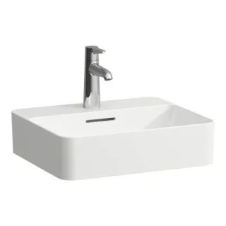 Laufen Val Waschtisch-Schale 81228.0, 1 Hahnloch ohne Überlauf H812280A001111