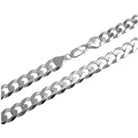 Silberkettenstore Silberkette Panzerkette 10mm - 925 Silber, Länge wählbar
