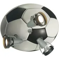 niermann Deckenleuchte Fußball, Kinderlampe, Strahler, Deckenlampe, Fußballlampe, Kinderzimmer, Sport